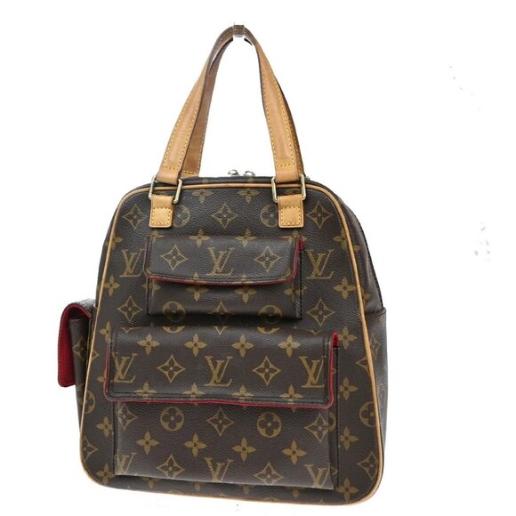 LOUIS VUITTON Excentri Cite Monogram Hand Tote Bag Leather France - Picture 1 of 14